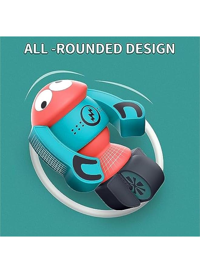 ميكسد 3-5-year-old الأطفال المغناطيسي لعبة الروبوت ، الوحش المغناطيسي كتل مكدسة تشوه اللعب ، مع تخزين مربع ، 3-4 5 6 7-year-old الأولاد هدية مجموعة ( كوكب الأرض ، 5 قطع ) - Image 3