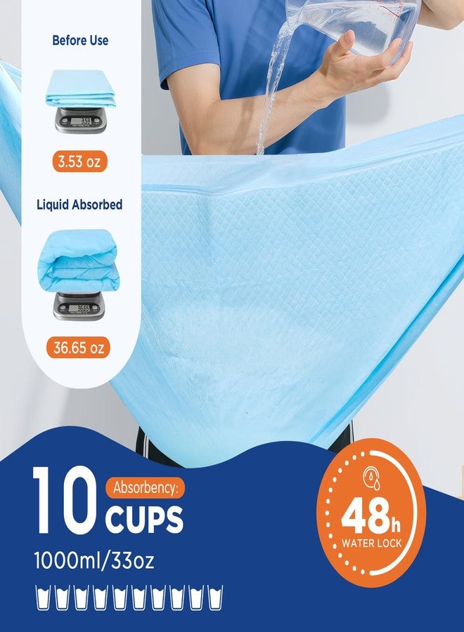 BESTRIPES Extra Large Dog Pee Pads 31x47 Inch - Heavy Duty 6-Layer Leak-Proof, Super Absorbent & Quick-Dry for Potty Training, 40 Count - Image 5
