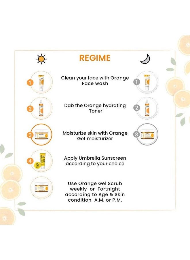 Keya Seth Aromatherapy Orange Gel Vitamin C Enriched Brightening Nourishing Refreshing Hydrating. Nonsticky Light Moisturizer160Gm  - Image 5