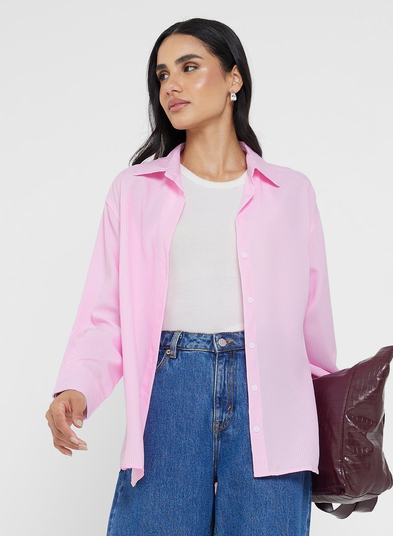 جينجر قميص بأزرار كبير الحجم - Image 1