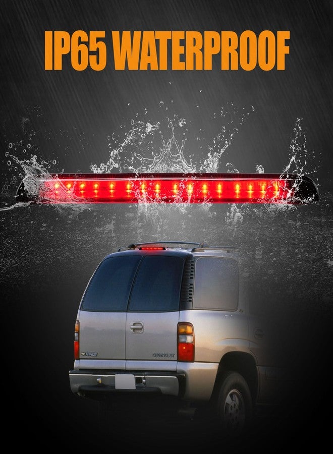 Cxdar Third 3rd Brake Light LED for 1992-1999 Chevy C/K Suburban Blazer Tahoe/GMC Yukon Jimmy/Hummer H2/ Bravada High Mount Rear Brake Lights Center Cab Stop Light (Smoke) - Image 5