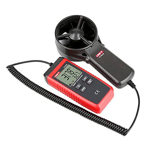 UNI-T UT363S Handheld Anemometer Wind Speed Meter Wind Chill Air Temperature Gauge -14°F to 122°F/-10°C to 50°C with Extendable Wind Sensor LCD Backlight Max Min Avg Data Hold, 1 Meter Drop Durability - Image 3
