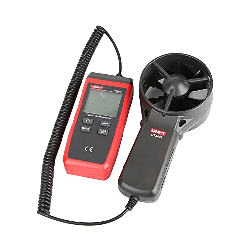 UNI-T UT363S Handheld Anemometer Wind Speed Meter Wind Chill Air Temperature Gauge -14°F to 122°F/-10°C to 50°C with Extendable Wind Sensor LCD Backlight Max Min Avg Data Hold, 1 Meter Drop Durability - Image 5