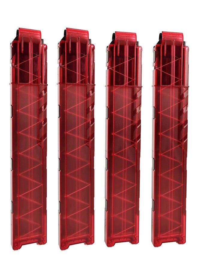 OIMIO Magazine, 18-Dart Clips for Nerf Ultra Series Blasters 4 pcs (Red & Black) - Image 1