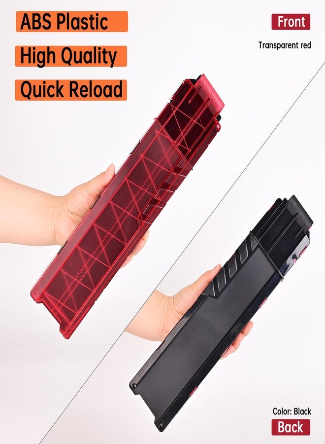 OIMIO Magazine, 18-Dart Clips for Nerf Ultra Series Blasters 4 pcs (Red & Black) - Image 5