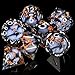 ARUOHHA Liquid Core DND Dice Set 7pcs Resin Sharp Edged Dragons Dice Role Playing Games RPG Silver Numbers Black Dungeons Polyhedral Dice with Gift Box D20 D12 D10 D8 D6 D4 - Image 4
