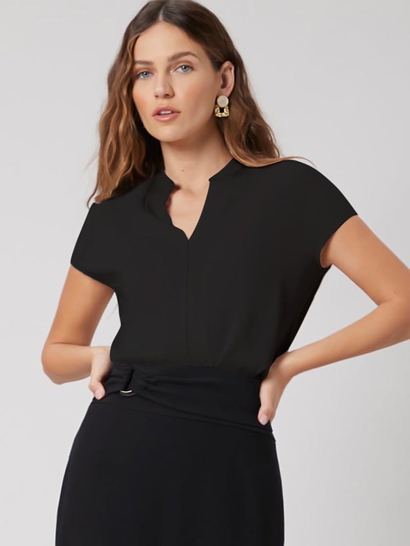 TOOCHKI Women's Regular Fit Western Top (TKCBL-RY-283-BK-TPG/S_Black - Image 5
