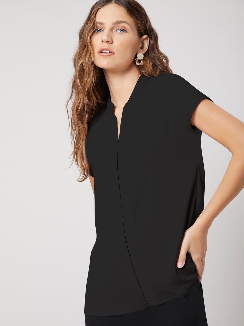 TOOCHKI Women's Regular Fit Western Top (TKCBL-RY-283-BK-TPG/S_Black - Image 3