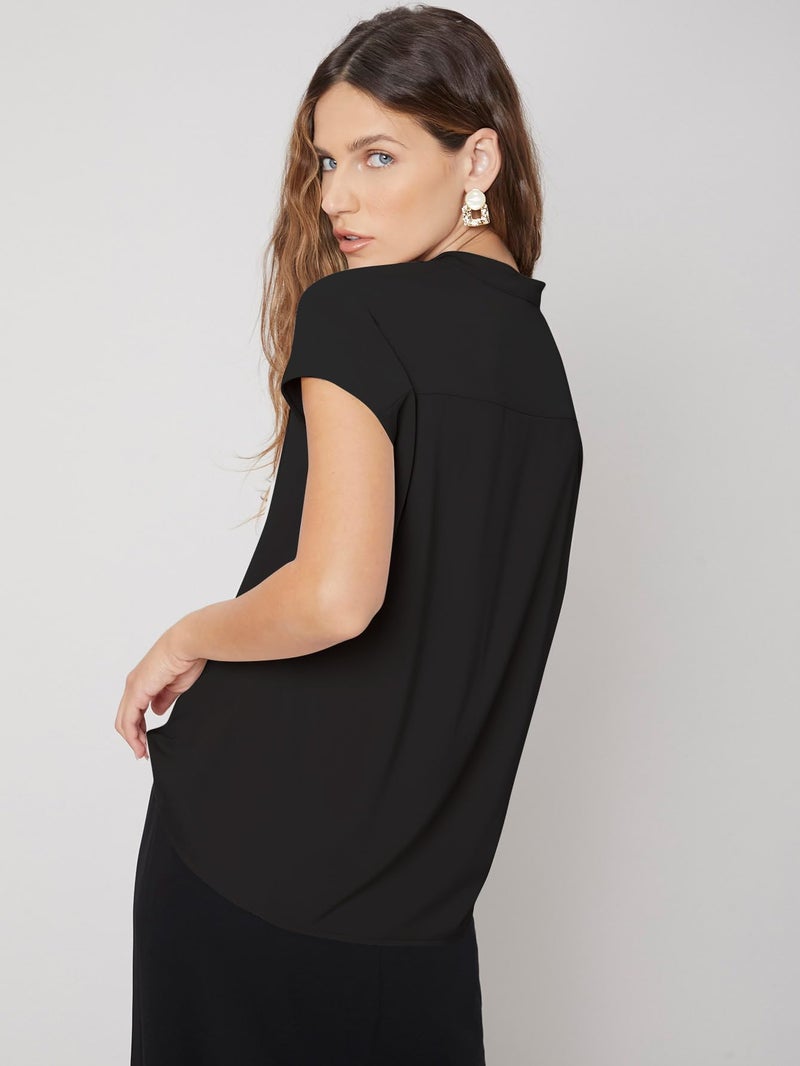TOOCHKI Women's Regular Fit Western Top (TKCBL-RY-283-BK-TPG/S_Black - Image 4