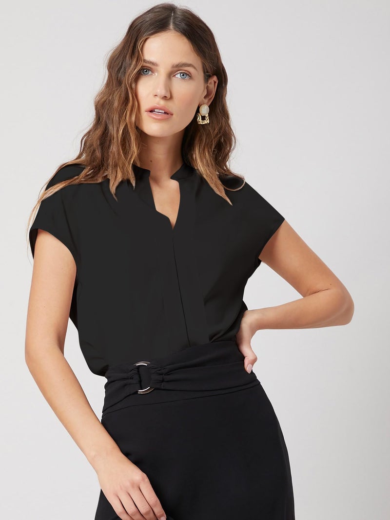 TOOCHKI Women's Regular Fit Western Top (TKCBL-RY-283-BK-TPG/S_Black - Image 2
