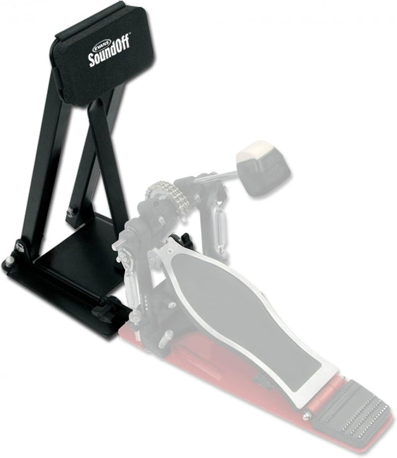 Evans RealFeel Folding Bass Pedal Practice Pad - Kick Drum for Single and Double Pedals with Realistic Rebound - Image 1