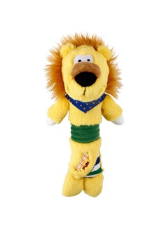 GIGWI GiGwi Shaking Fun Lion Toy for Dogs, Non-Toxic, Soft, Plush Dog Toy, Shake to Squeak, Perfect for Cuddling, Chewing, Fetching, Tossing, Reduces Boredom, Anxiety, Suitable for Medium Dog Breeds  - Image 1