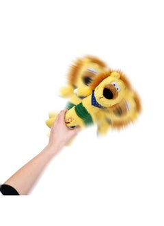 GIGWI GiGwi Shaking Fun Lion Toy for Dogs, Non-Toxic, Soft, Plush Dog Toy, Shake to Squeak, Perfect for Cuddling, Chewing, Fetching, Tossing, Reduces Boredom, Anxiety, Suitable for Medium Dog Breeds  - Image 4