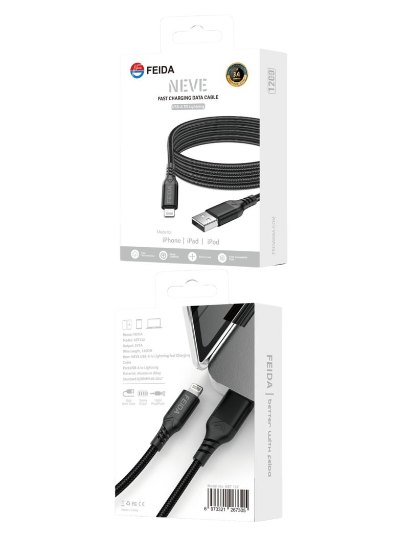 FEIDA feida 1.2m Fabric USB iPhone Cable 