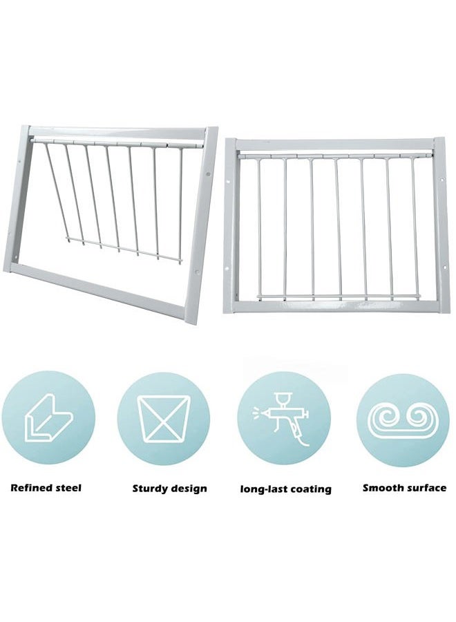 LWFCOEE Pigeon Loft Door with Steel Frame, Pigeon Door Trap Rust Resistant Bird Cage House Door for Racing Pigeon, Pigeon Supplies (12in/ 30cm) - Image 3