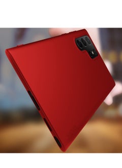 ELTRAZONE Samsung Galaxy S22 Ultra Case Ultra-Thin Slim Fit Soft TPU [Guardian Series] S22 Ultra Phone Back Cover Light Protective Matte Finish Coating Case Compatible Samsung S22 Ultra-Red  - Image 3
