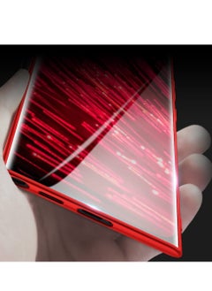 ELTRAZONE Samsung Galaxy S22 Ultra Case Ultra-Thin Slim Fit Soft TPU [Guardian Series] S22 Ultra Phone Back Cover Light Protective Matte Finish Coating Case Compatible Samsung S22 Ultra-Red  - Image 2