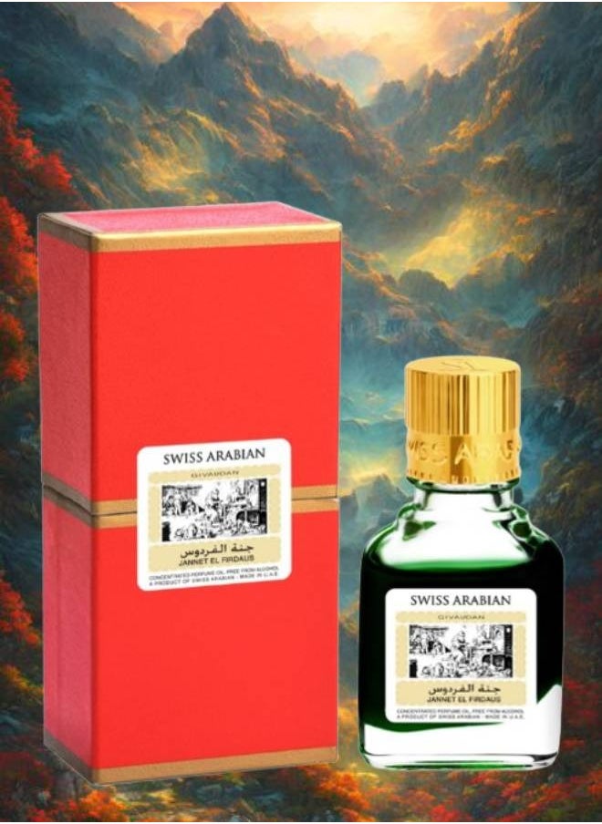 SWISS ARABIAN - 10 Pieces Jannet El Firdaus Perfume Oil 9ML - Image 1