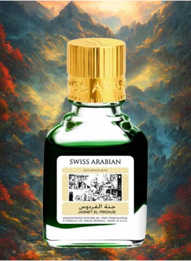 SWISS ARABIAN - 10 Pieces Jannet El Firdaus Perfume Oil 9ML - Image 1