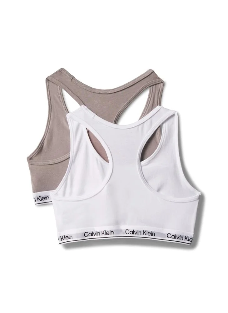 Calvin Klein Jeans Youth 2 Pack Logo Bralette