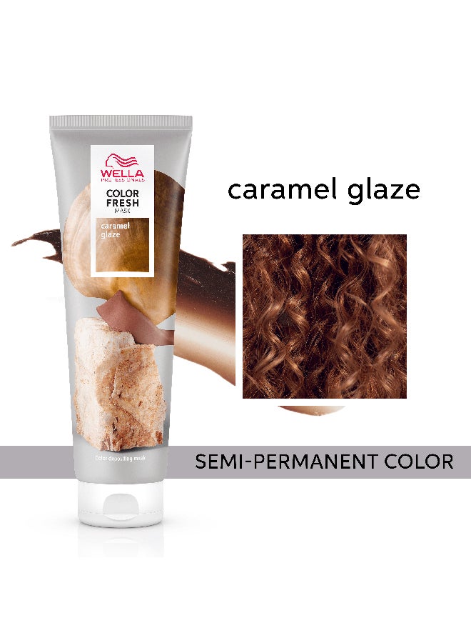 Wella Professionals Color Fresh Mask In Caramel Glaze - Zero-Damage Color Depositing Mask To Revive Medium Blonde And Balayage Hair (150 Ml) - Image 2