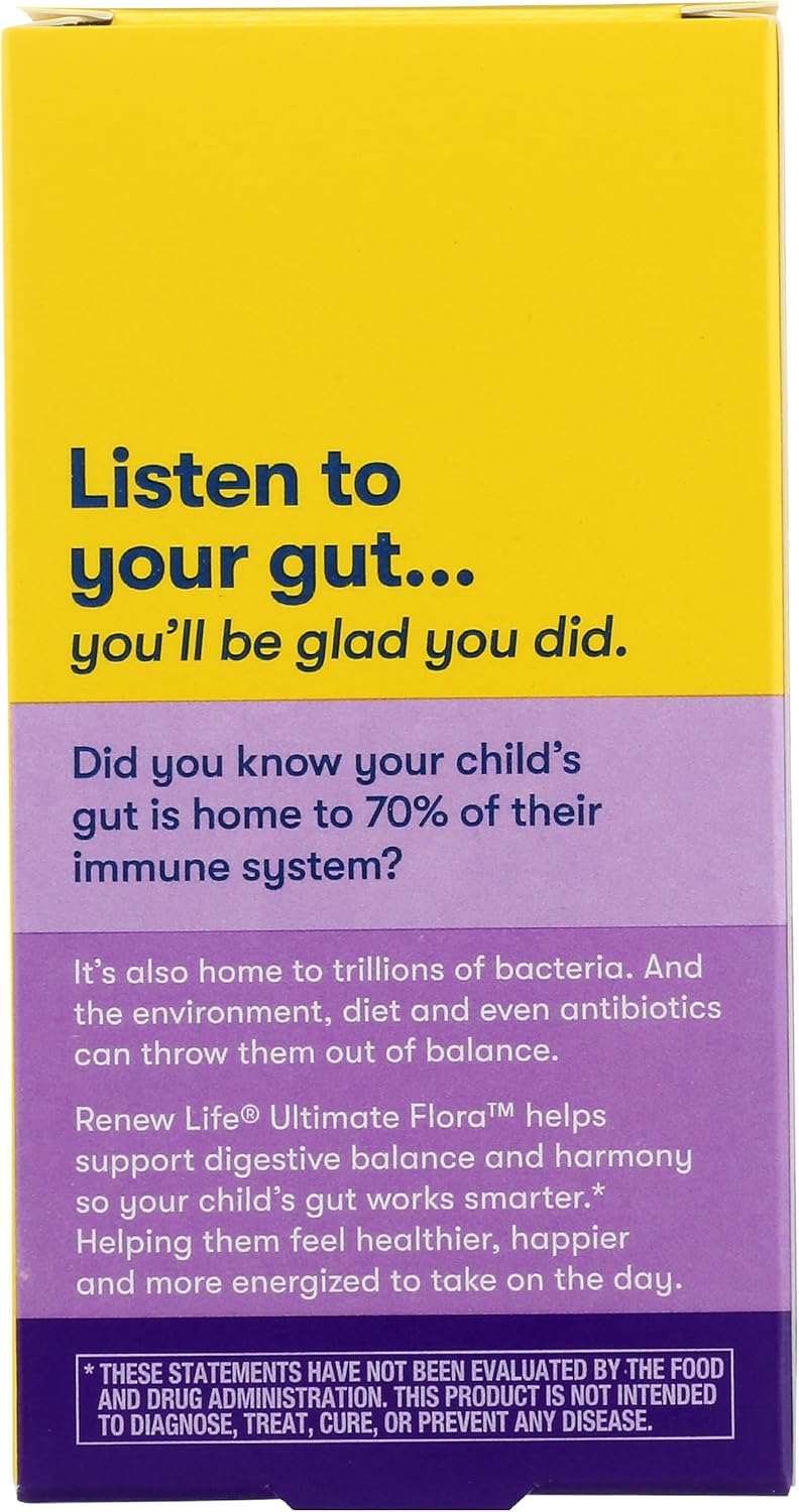 Renew Life RenewLife Ultimate Flora Kids Probiotic Berry-Licious Flavor 30 Chewable Tablets - Image 2