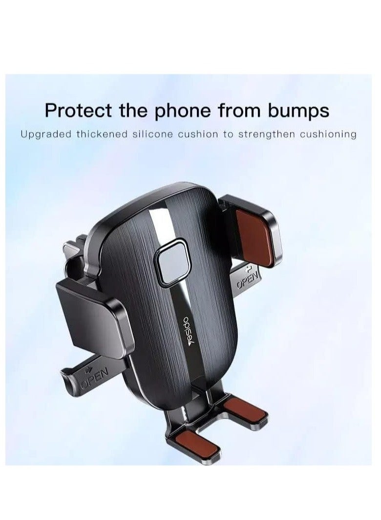 Yesido C162 Air Vent Car Mobile Holder Compatible with iPhone 12/11Pro/Xs MAX/XR/8, Galaxy S20/S10+/S9 - Image 2