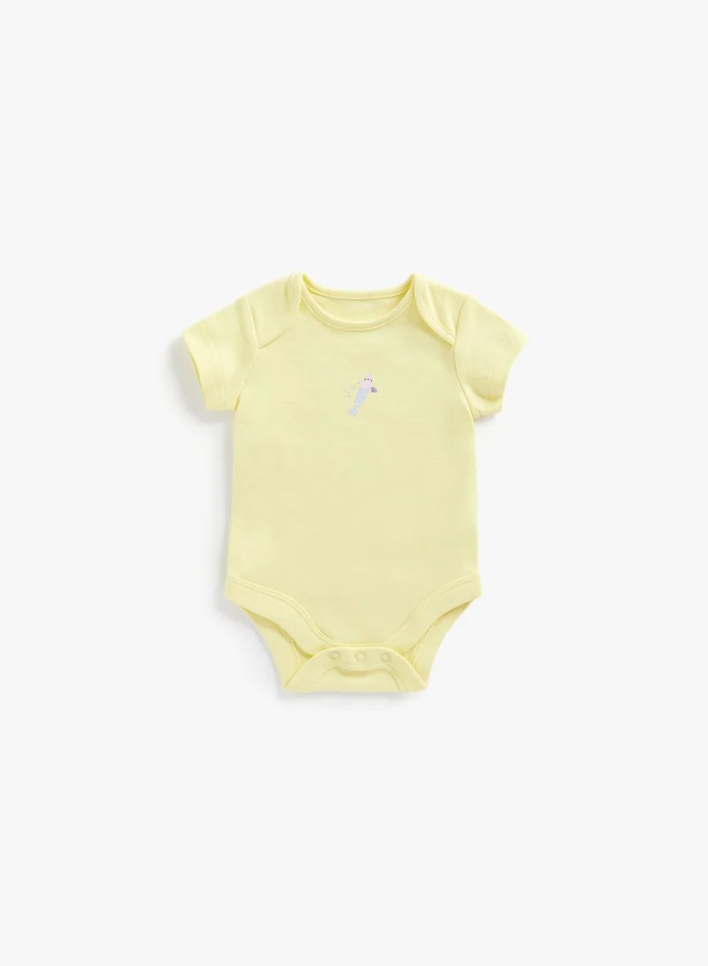 mothercare Kids 3 Pack Assorted Bodysuit