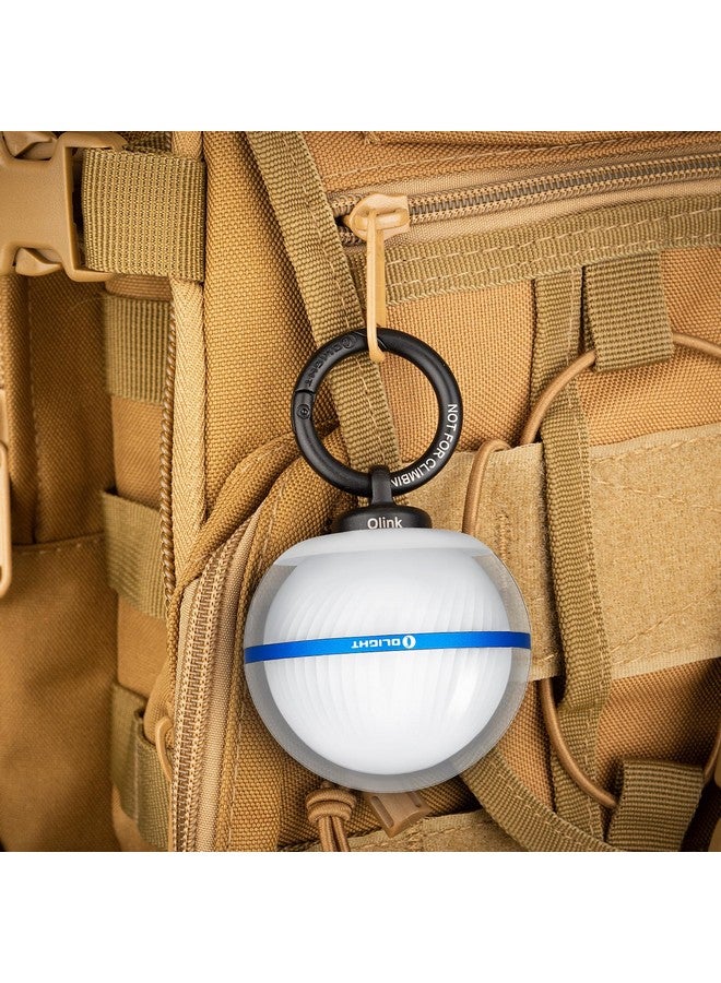 OLIGHT OLINK Portable Magnetic Hook Compatible with Flashlights, Obulb Series, Stainless-Made Carabiner-Style Ring (Black) - Image 2