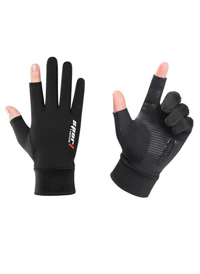 KUAZIVI Men Women Sun Protection Gloves Driving Riding Touch Screen Gloves Thin Anti-UV Protection Ice Silk Non-Slip Gloves  - Image 5