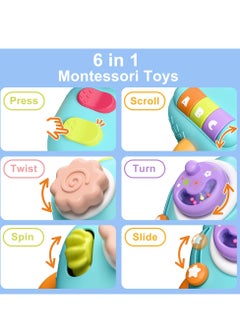 KASTWAVE Montessori Baby Activity Cube - Elephant Sensory Toy for Infants & Toddlers, Carseat/Plane Travel Companion, Educational Gift for Kids Aged 6-18 Months & 2-3 Years - Developmental Learning Fun  - Image 4