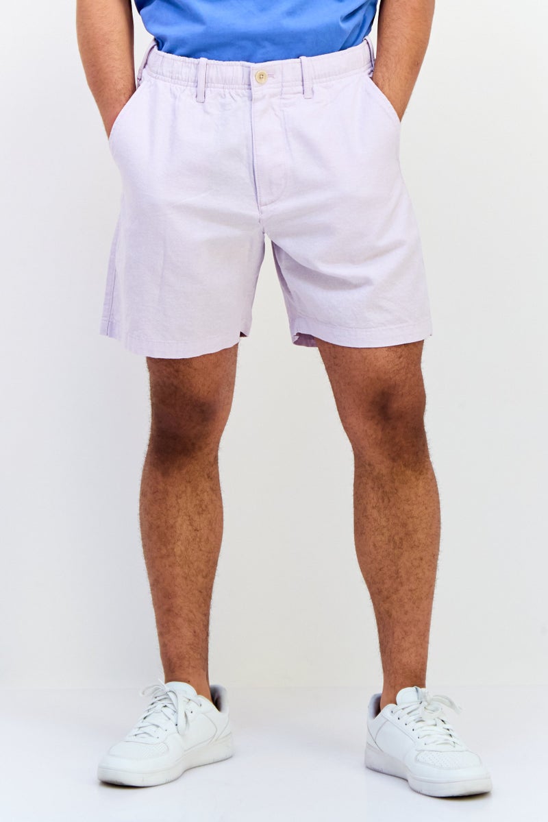 GAP Men Plain Basic Shorts, Lavender - Image 1
