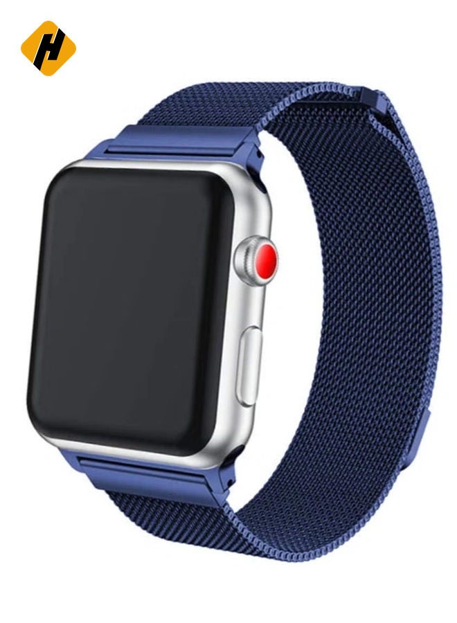 HuHa Milanese Loop Stainless Steel Alloy Replacement Strap Band For Apple iWatch Series SE/6/5/4/3/2/1 42-44mm - Image 1