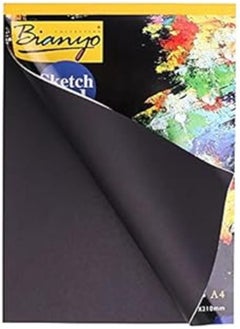 Bianyo A5 BLACK SKETCH BOOK DIARY FOR DRAWING 25 SH 140GM ARISTO 