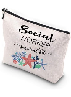 WCGXKO WCGXKO Social Worker Gift Social Worker Graduation Gift for Women Social Worker Survival Kit Portable Storage Bag 