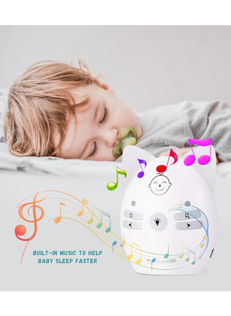 Wireless Audio Baby Monitor, Baby Desk Lamp Caretaker with 2 Way Talk, VOX Mode, Long Range up to 300m, Crystal-Clear Sound, Lullabies, Night Light, Music Play, Plug & Play - Image 3