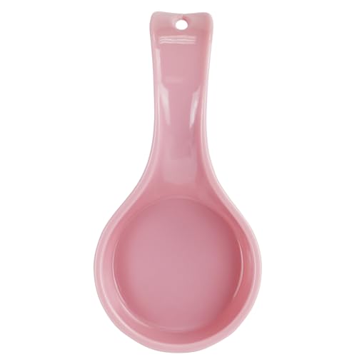 Reston Lloyd Calypso Basics Single Plastic Spoon Rest, Pink, single spoon - Image 1