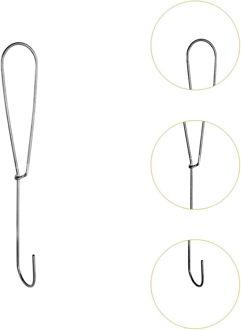 12 Pieces Pattern Making Hooks Metal Sewing Pattern Hanging Hooks Tailors Industrial Organizer Paper Storage Hooks for Sewing Room Organization- 260mmx45mm - Image 5