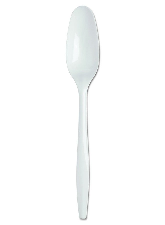 Dixie SSS21P SmartStock Plastic Cutlery T-Spoon Refill, 5.5" Length, Polypropylene, White (Pack of 960) - Image 1