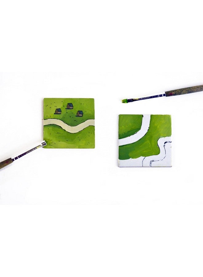 Apostrophe Games Square Board Game Tiles - 84Pcs Large Game Board Pieces Blank Game Board Chits, Same Size As Carcassonne- Create Your Own Custom Tiles - Image 3