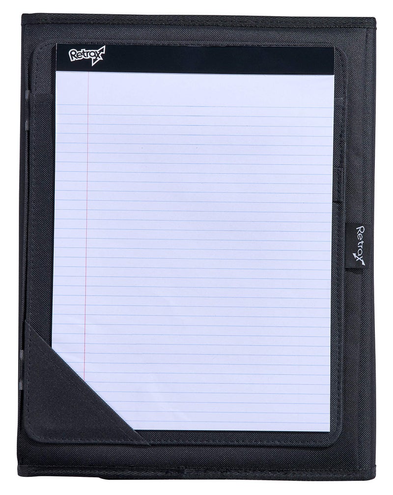 It's Academic Accordion File Organizer, Black Fabric, Notepad Included, 500 Sheet Capacity, 11 x 14 (98778-6D) - Image 2