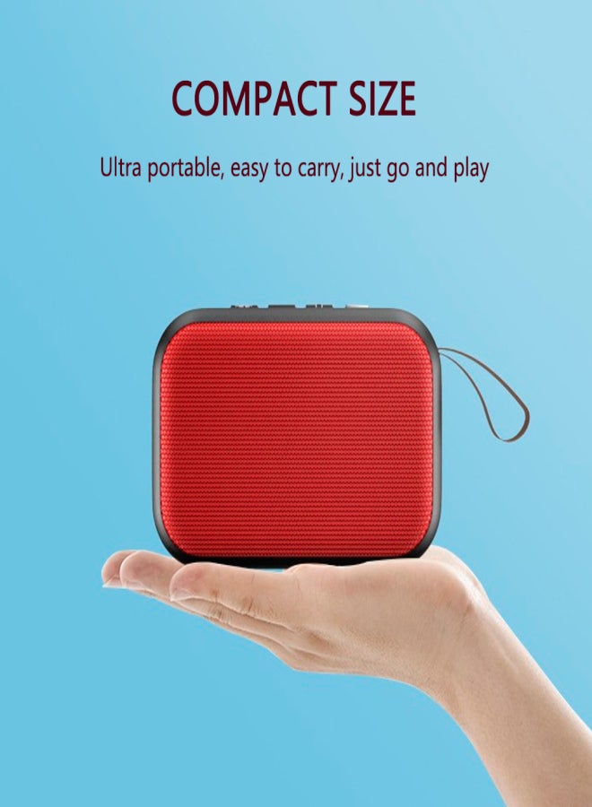 Portable Wirelessly BT Speaker Outdoor Speakers HIFI Sound Quality Subwoofer Built-in FM Radio Hands-Free Call for Camping Travel Hiking - Image 4