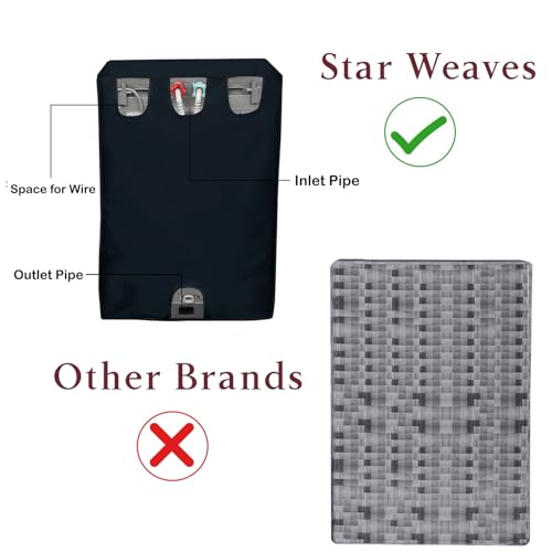 Star Weaves LG Top Load Washing Machine Cover Suitable for 6 kg, 6.2 Kg, 6.5 Kg, 7 Kg (58cms X 58cms X 88cms) , Blue - FABIMBL - Image 5