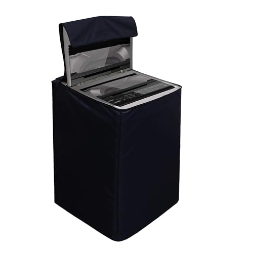 Star Weaves LG Top Load Washing Machine Cover Suitable for 6 kg, 6.2 Kg, 6.5 Kg, 7 Kg (58cms X 58cms X 88cms) , Blue - FABIMBL - Image 1