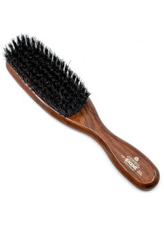 KENT Ent Lr6 Finest Dark Wood Styling Hair Brushes For Women Natural Black Boar Bristle Hairbrush For Medium To Thick Hair Of All Lengths Dry Brush For Styling Straightening And Stimulating Oils  - Image 2