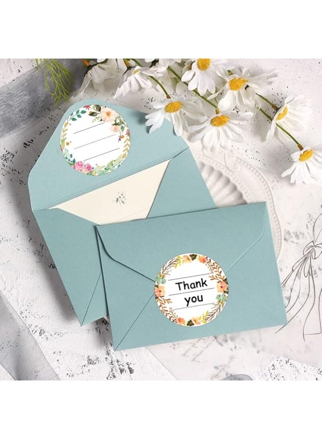 2 Inch Watercolor Floral Canning Stickers 500 Pcs Write on Date Contents Homemade Canning Jar Lids Labels with Lines for Handmade Mason Jars Spice Food Container Bottle Kitchen Organizing & Storage - Image 2