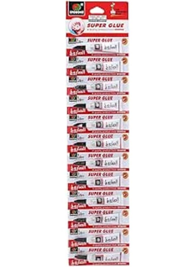 Epobond Epobond Sarough Super Glue, Clear, Liquid, Glue, 12 Count 