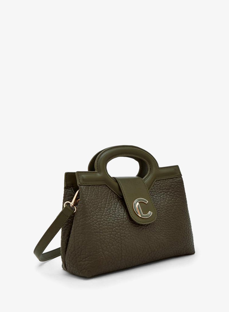 Le Confort Textured Tote Bag With Detachable Strap - Image 3