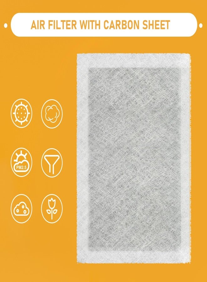 Allisfresh 20x25 Replacement Filter Pads Compatible with Dynamic Air Cleaner 20x25 Refill, Fiberglass & Activated Carbon White, 3 Pack - Image 2