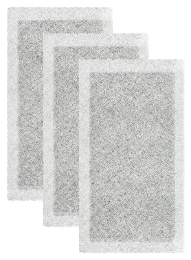 Allisfresh 20x25 Replacement Filter Pads Compatible with Dynamic Air Cleaner 20x25 Refill, Fiberglass & Activated Carbon White, 3 Pack - Image 1
